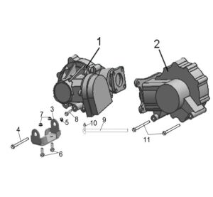 FRONT AND REAR GEAR-BOX