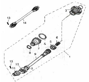 REAR KNUCKLE ASSY