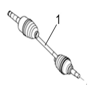REAR RIGHT DRIVE AXLE（XL）