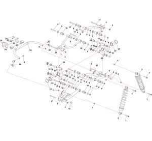 Rear suspension system