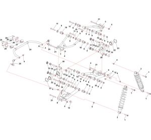 Rear suspension system