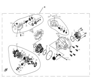 FRONT GEAR-BOX ASSY