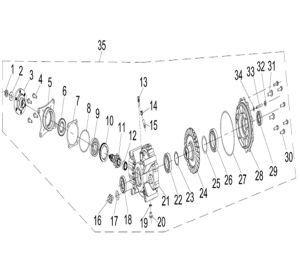 REAR GEAR-BOX ASSY