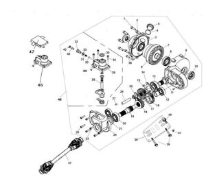 FRONT GEAR-BOX （FOR 4WD）