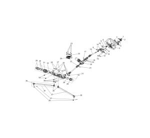 STEERING SYSTEM  (NARROW VEHICLE  VERSION)
