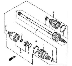 FRONT DRIVE AXLE（FOR 4WD）