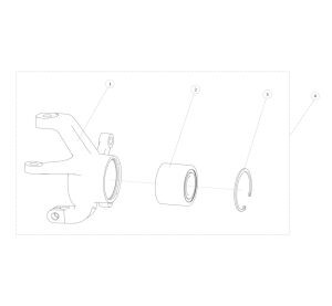 RIGHT STEERING KNUCKLE ASSY