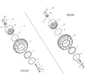 Beadlock Ring with aluminum rim-European standard