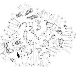 Front body parts.