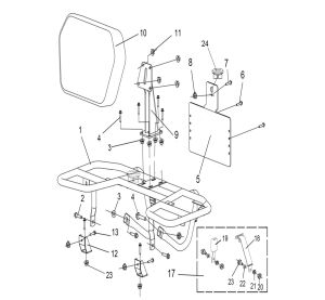 REAR RACK (NON STANDARD T3a)