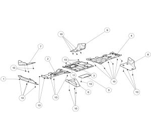 BOTTOM RUBBER PARTS(LONG VERSION)