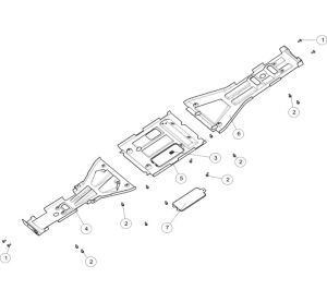 BOTTOM PLASTIC PARTS SHORT