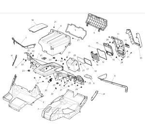 INTERNAL RUBBER AND PLASTIC PARTS