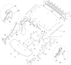 External plastic parts