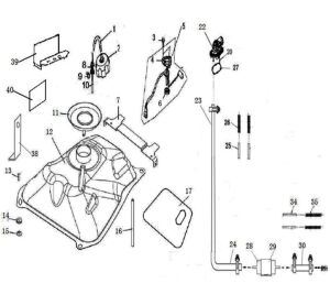 FUEL TANK NEW MODEL（FOR EUROPE）