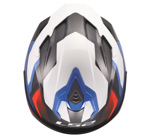 LS2 FF817 CHALLENGER II VIPER WHITE BLUE RED