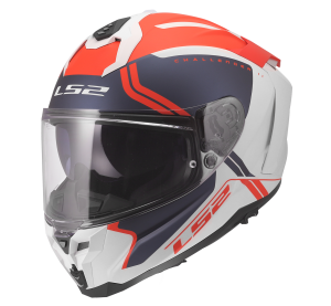 LS2 FF817 CHALLENGER II TITAN WHITE BLUE RED