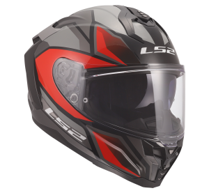 LS2 FF817 CHALLENGER II VIPER GREY RED
