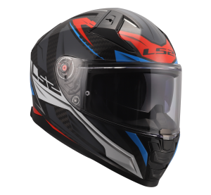 LS2 FF811 VECTOR II C SAVAGE WHITE BLUE RED-06