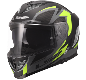LS2 FF818 STORM III DYNAMO BLACK H-V YELLOW