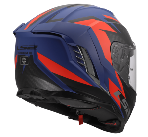 LS2 FF818 STORM III DYNAMO BLUE RED