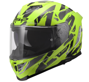 LS2 FF818 STORM III KAOS H-V YELLOW