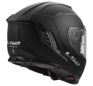 LS2 FF818 STORM III SOLID MATT BLACK