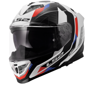 LS2 FF818 STORM III SPORTY WHITE BLUE RED