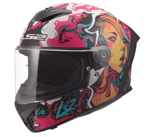 LS2 FF820 RAPID III CYBERG PURPLE CYAN