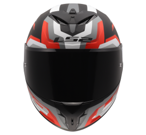 LS2 FF820 RAPID III HYPER BLACK RED