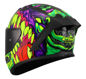 LS2 FF820 RAPID III LYCANT PURPLE GREEN