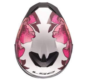 LS2 FF820 RAPID III POPPIES II WHITE PINK