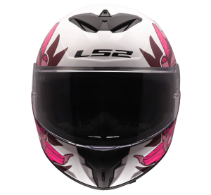 LS2 FF820 RAPID III POPPIES II WHITE PINK