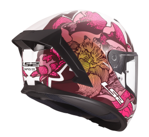 LS2 FF820 RAPID III POPPIES II WHITE PINK