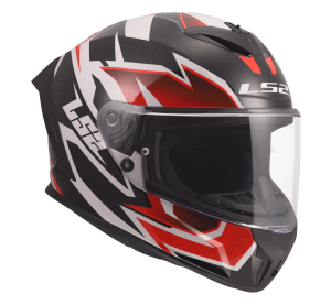 LS2 FF820 RAPID III XTREM WHITE BLACK RED