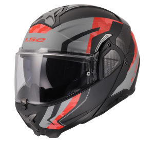 LS2 FF910 ADVANT II GLIDE BLACK GREY RED
