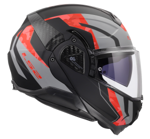 LS2 FF910 ADVANT II GLIDE BLACK GREY RED