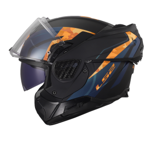 LS2 FF910 ADVANT II GLIDE BLACK ORANGE