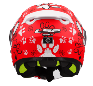 LS2 OF622 FUNNY II PAWS RED
