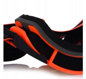 LS2 CHARGER PRO GOGGLE H-V ORANGE WITH IRIDIUM VISOR