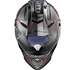 LS2 MX436 PIONEER EVO KNIGHT TITANIUM ORANGE