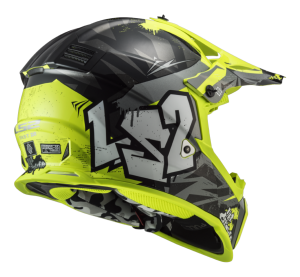 LS2 MX437 FAST EVO MINI II CRUSHER BLACK YELLOW-06