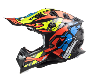 LS2 MX700 SUBVERTER RASCAL GL.BLACK FL.ORANGE