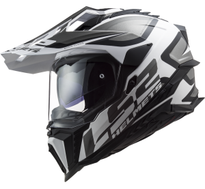 LS2 MX701 EXPLORER ALTER MATT BLACK WHITE-06