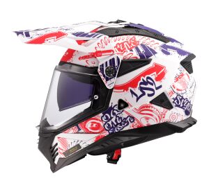 LS2 MX702 PIONEER II FANTASY WHITE RED BLUE-06