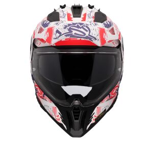LS2 MX702 PIONEER II FANTASY WHITE RED BLUE-06