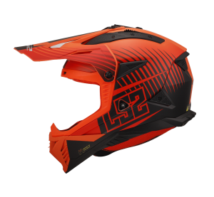 LS2 MX708 FAST II DUCK M.H-V ORANGE RED-06