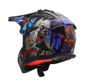 LS2 MX708 FAST II ZOMBIE II BLACK RED BLUE-06