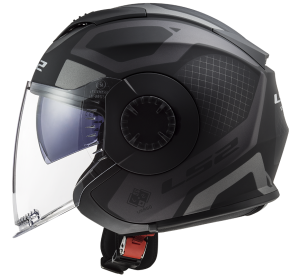 LS2 OF570 VERSO MARKER MATT BLACK TITANIUM