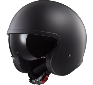 LS2 OF599 SPITFIRE II SOLID MATT BLACK-06